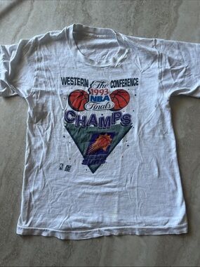 1993 NBA Western Conference Champs Graphic Tee - White